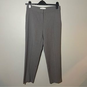 Max Mara Grey Wool Blend Trousers Size 8